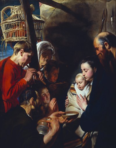 The Adoration of the Shepherds by Jacob Jordaens