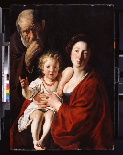 The Holy Family by Jacob Jordaens
