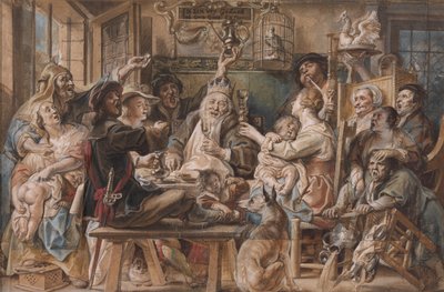 The King Drinks by Jacob Jordaens