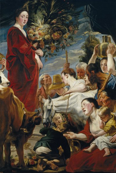 The Offering to Ceres by Jacob Jordaens