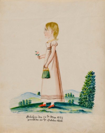 Portrait of Sarah Musser by Jacob Maentel