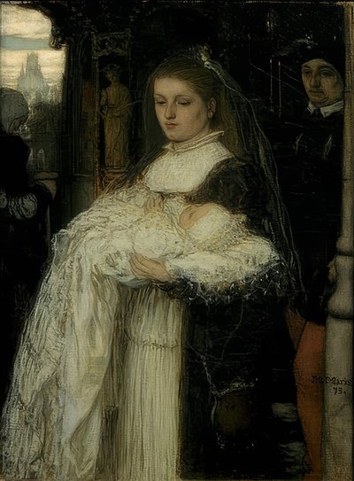 A Baptism Procession in Lausanne by Jacob Henricus or Hendricus Maris