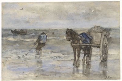 Shell Fisherman on the Beach by Jacob Maris