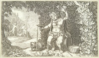 Bacchus as the God of Wine by Jacob Matham