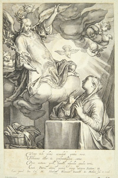 The Annunciation by Jacob Matham