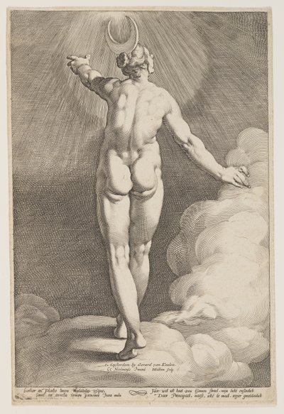 Diana in the Clouds by Jacob Matham