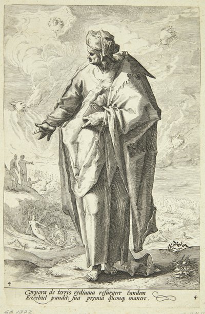 Ezekiel by Jacob Matham