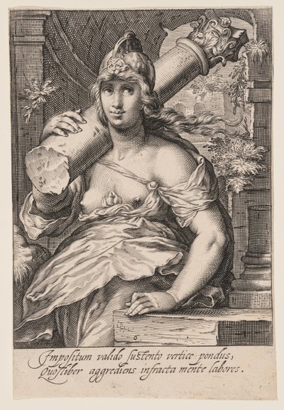 Fortitude, from The Seven Virtues by Jacob Matham