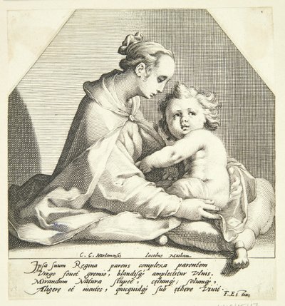 Virgin Mary with Child by Jacob Matham