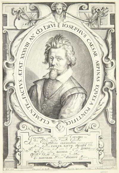 Portrait of Giuseppe Cesari by Jacob Matham