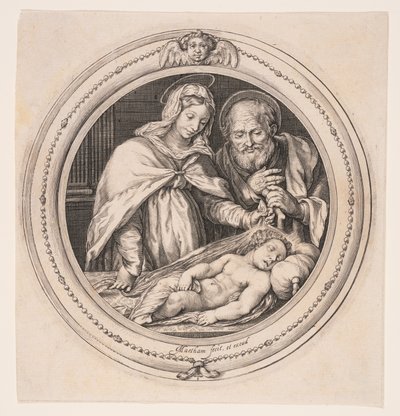 The Holy Family by Jacob Matham