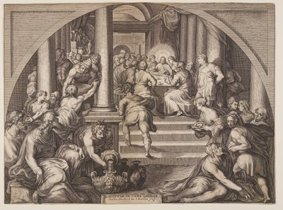 The Last Supper by Jacob Matham