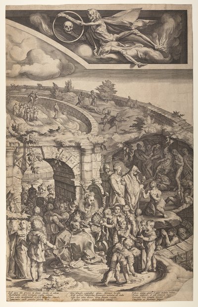The Table of Cebes (plate 3) by Jacob Matham