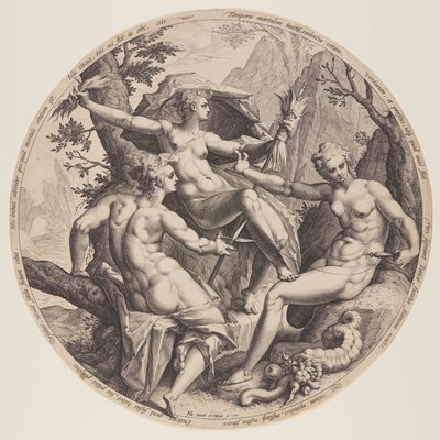 The Three Fates by Jacob Matham