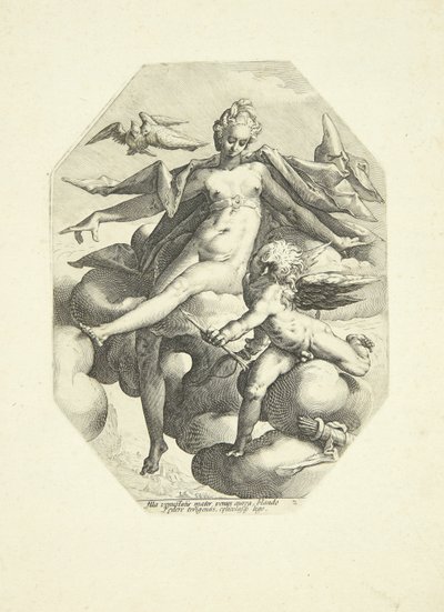 Venus and Cupid by Jacob Matham