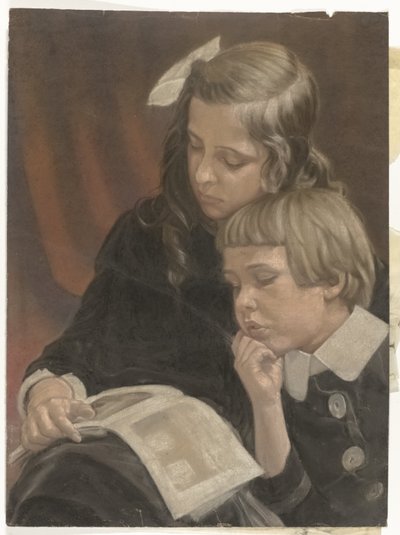 Portrait of Mies and Co Merkelbach by Jacob Merkelbach