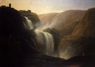 Waterfall at Tivoli by Jacob More