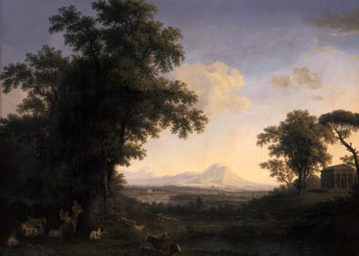 Arcadian Landscape by Jacob Philippe Hackert