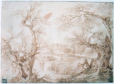 Winter Landscape, c. 1565-1602 by Jacob Savery I