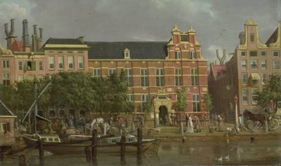The Latin School on the Singel, Amsterdam by Jacob Smies