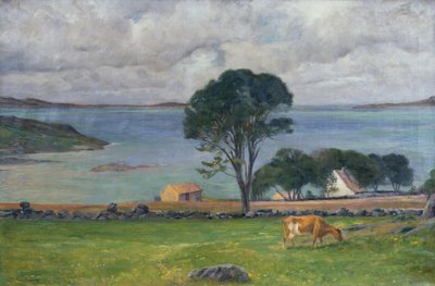Cows in Landscape by Jacob Sømme