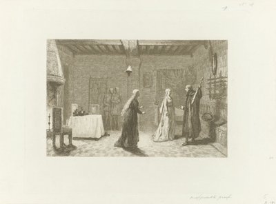 Figures in an Interior of a Castle by Jacob Taanman