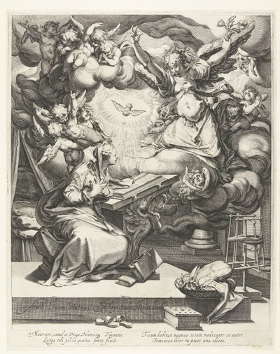 Annunciation by Jacob de Gheyn (II)