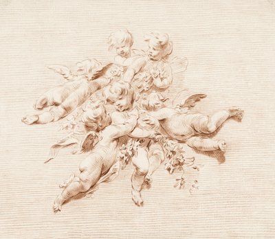 A Group of Angels by Jacob de Wit