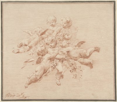 Group of Angels by Jacob de Wit