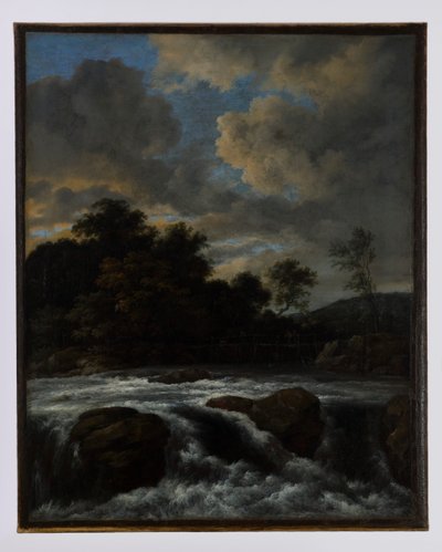 Landscape with Waterfall by Jacob van Ruisdael