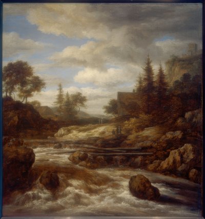 Waterfall by Jacob van Ruisdael