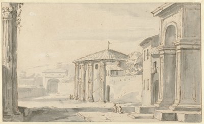 View in Rome by Jacob van der Ulft