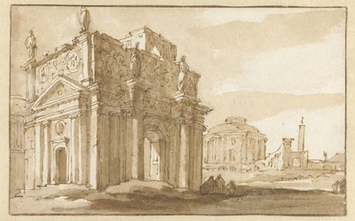 Roman Ruins by Jacob van der Ulft