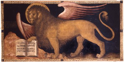 The Lion of Saint Mark by Jacobello del Fiore