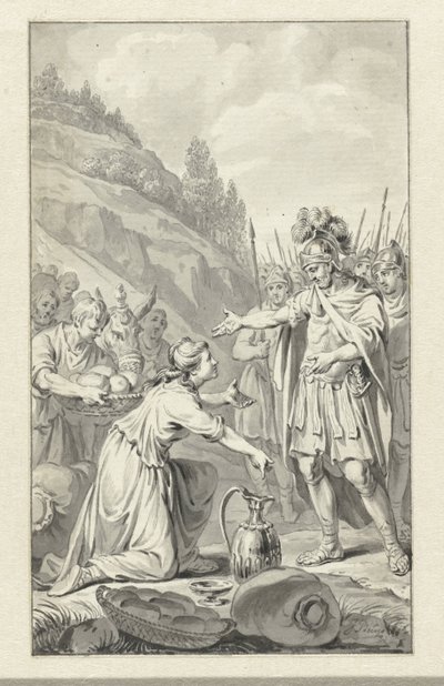 David and Abigail by Jacobus Buys