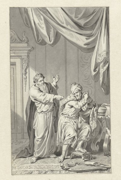 David and Nathan by Jacobus Buys
