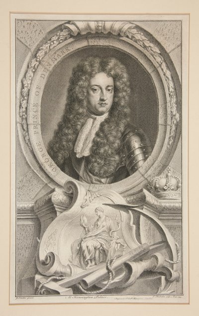 George, Prince of Denmark by Jacobus Houbraken