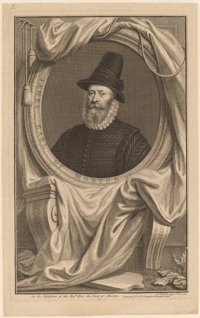 James, Earl of Morton by Jacobus Houbraken