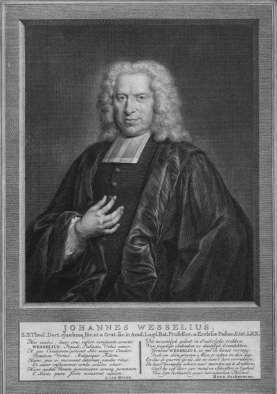 Johann Wessel by Jacobus Houbraken