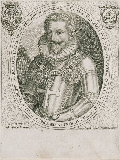 Charles Emmanuel I of Savoy by Jacobus Laurus