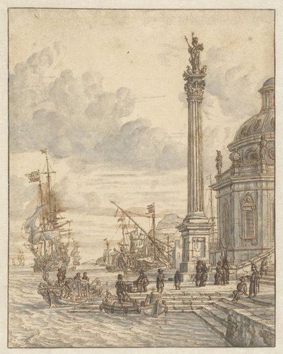 Italian Harbor by Jacobus Storck