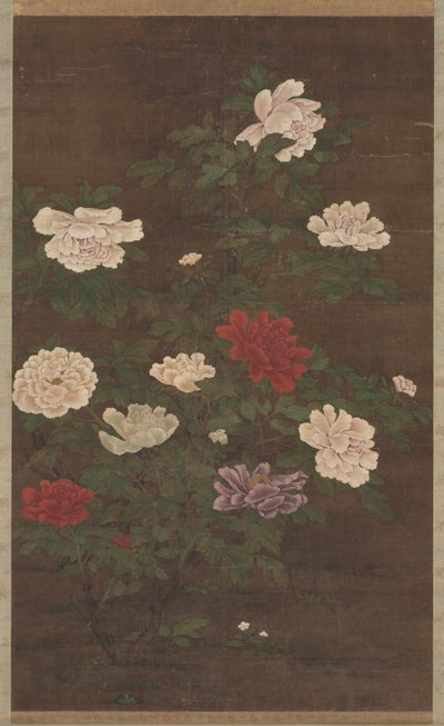 Peonies by Jacometto Veneziano