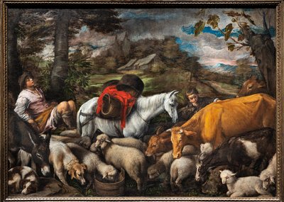 Pastoral (The White Horse) by Jacopo (1510 92) Bassano