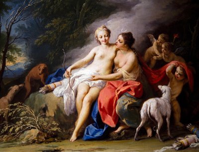 Jupiter and Callisto by Jacopo Amigoni