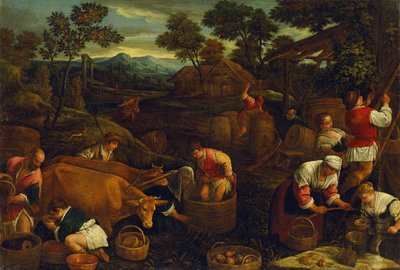 Autumn by Jacopo Bassano