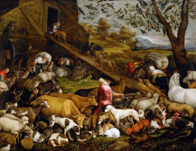 Entry of the Animals into the Ark by Jacopo Bassano