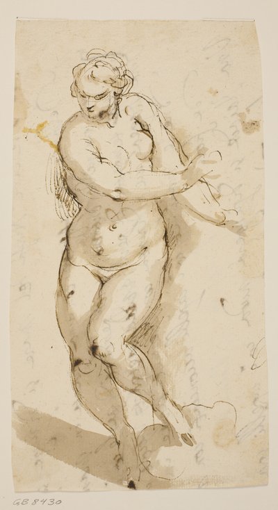 Walking Female Nude by Jacopo Palma