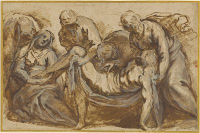 Christ Carried to the Tomb by Jacopo Palma il Giovane