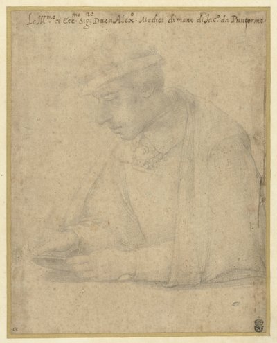 Alessandro de Medici by Jacopo Pontormo