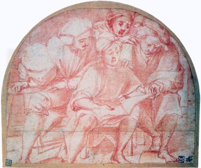 Four Courtiers by Jacopo Pontormo